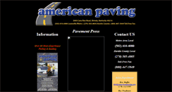 Desktop Screenshot of americanpaving.pro