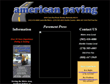 Tablet Screenshot of americanpaving.pro
